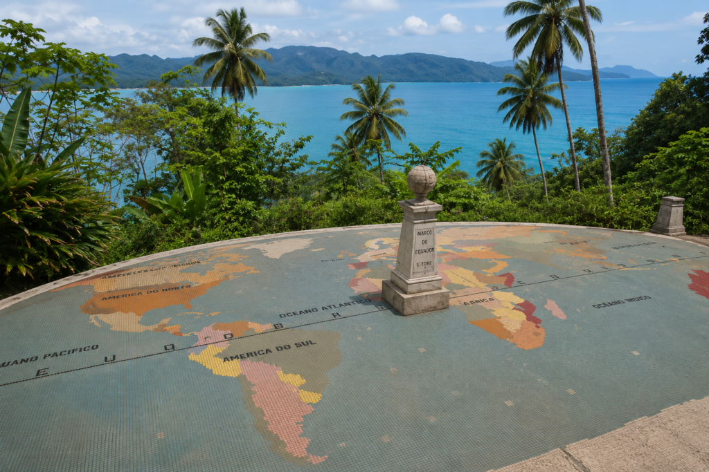 Marco do Equador Sao Tome